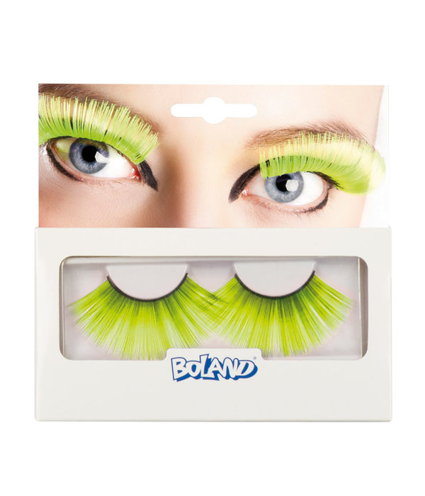 Neon Gele Wimpers XL