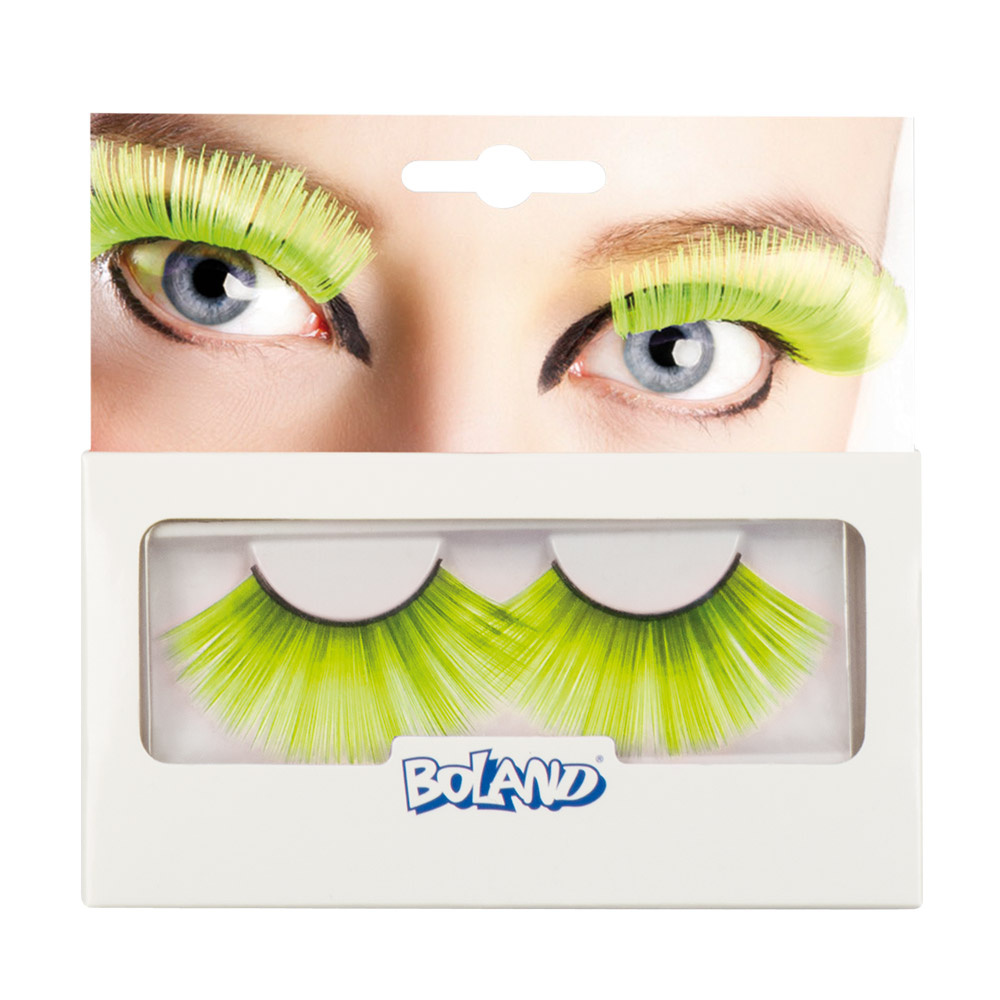 Neon Gele Wimpers XL afbeelding