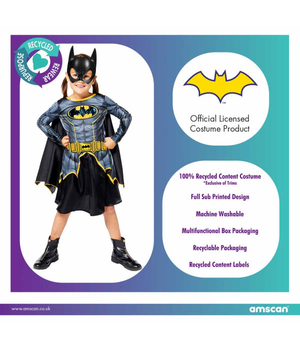 Kinderkostuum Batgirl