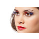 Wimpers rood wit blauw lametta