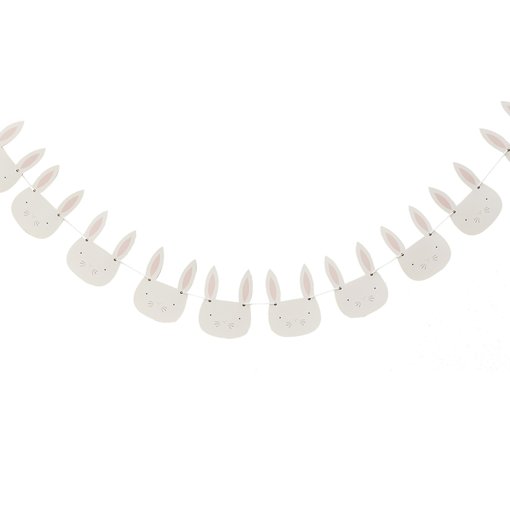 Paasslinger Konijntje Roze/Wit (2m)