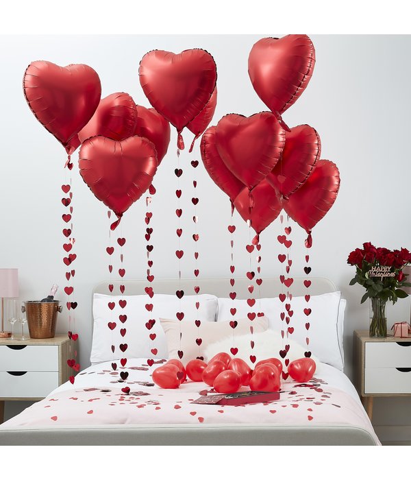 Ballondecoraties Hartjes Love Set (25st)