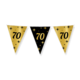 Classy Vlaggenlijn 70 Jaar Zwart/Goud (10m)