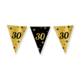 Classy Vlaggenlijn 30 Jaar Zwart/Goud (10m)