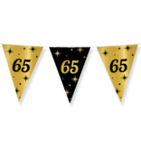 Classy Vlaggenlijn 65 Jaar Zwart/Goud (10m)