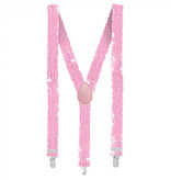Bretels Pailletten Roze