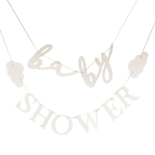 Letterslinger 'Babyshower' Met Wolken