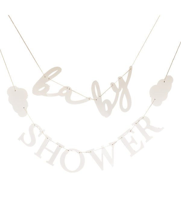 Letterslinger 'Babyshower' Met Wolken