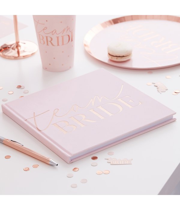 Team Bride Gastenboek Vrijgezellenfeest