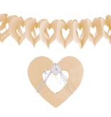 Roze hartjes  slinger (3.6m)