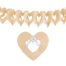 Roze hartjes slinger (3.6m)