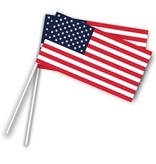 Zwaaivlaggetjes USA Amerika Op Stok (50st)