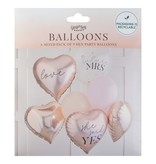 Rose Gouden Ballonnenset Vrijgezellenfeest (9st)