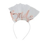 Vrijgezellenfeest Diadeem 'Bride' Rose goud