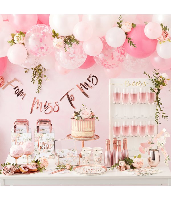 Confetti Ballonnen 'Team Bride' (5st)