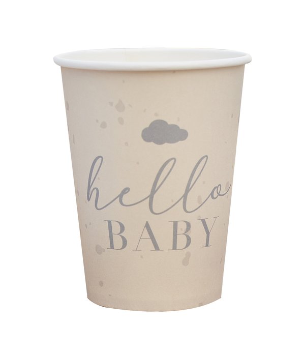 Geboorte Bekers 'Hello Baby' (8st)
