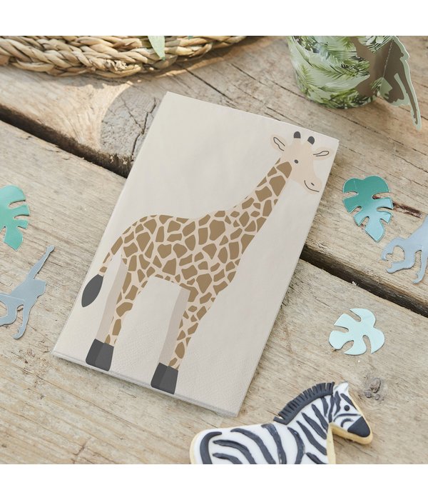 Servetten Giraf (16st)