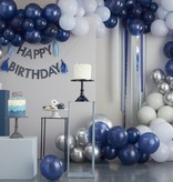 Servetten Happy Birthday Navy Blue (16st)