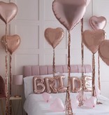 Luxe Bride Ballon Set Rose Goud