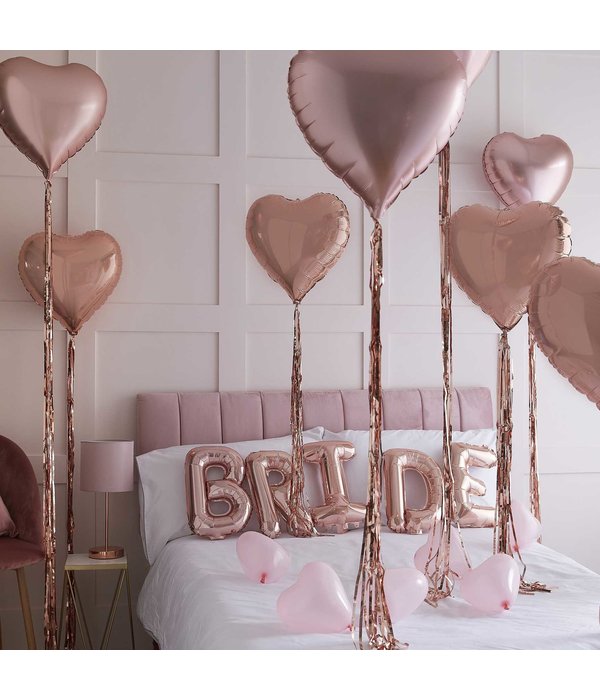 Luxe Bride Ballon Set Rose Goud