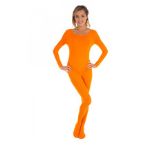 Bodysuit Oranje met lange mouwen