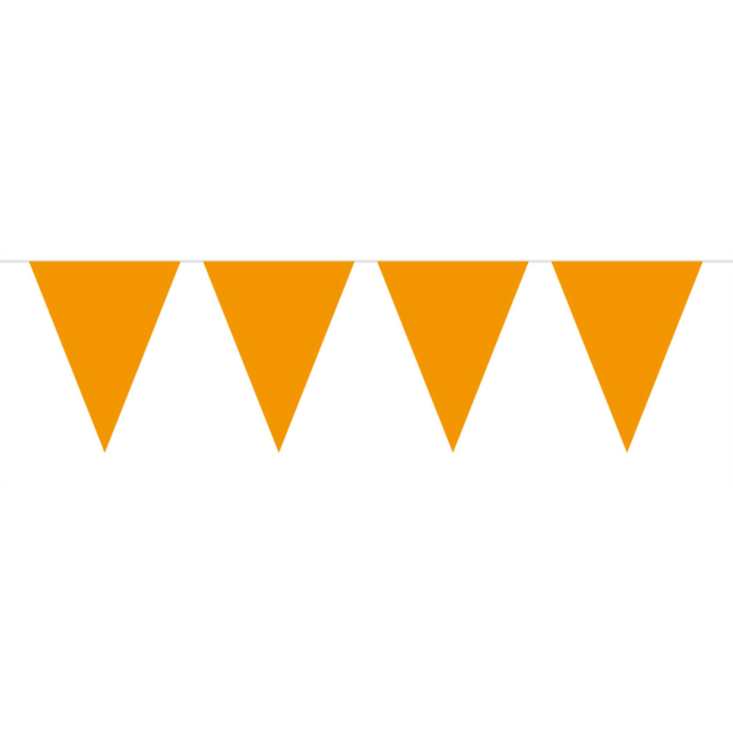 Oranje Mini Punt Vlaggenlijn (3m)