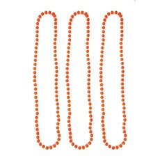 Halskettingen fluor oranje 40 cm (3st)