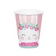 Roze Feestbekers Konijn (8st)