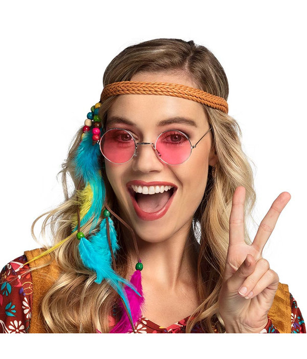 Roze Hippie Bril