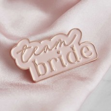 Badge Team Bride Rose Gold Pink