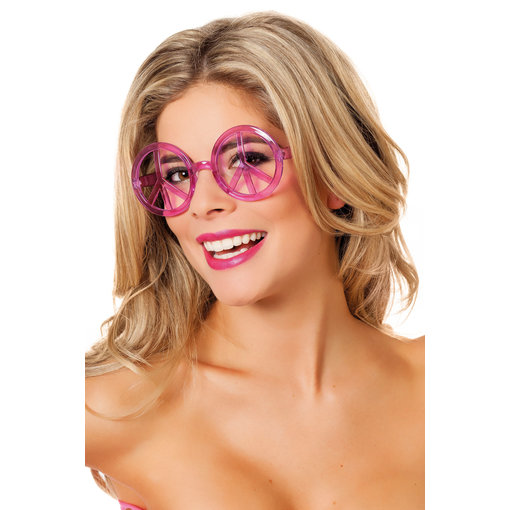Bril peace Neon Pink
