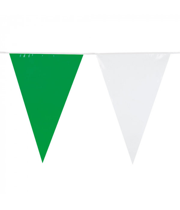 Vlaggenlijn Groen/Wit (10m)