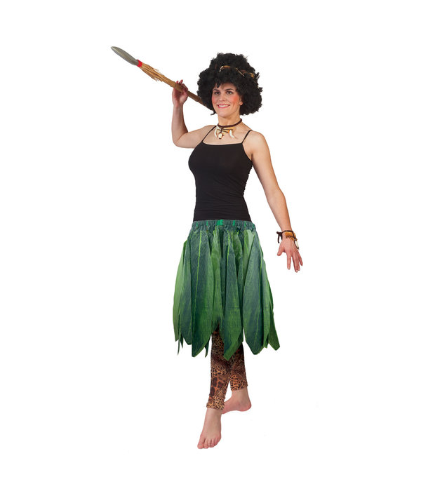 Hawaii Jungle rok groene bladeren volwassen