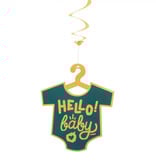 Decoratieswirls Rompertje 'Boy or Girl' (2st)