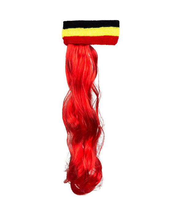 Hoofdband België met rood haar