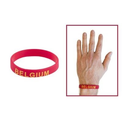Polsbandje Belgie Rood