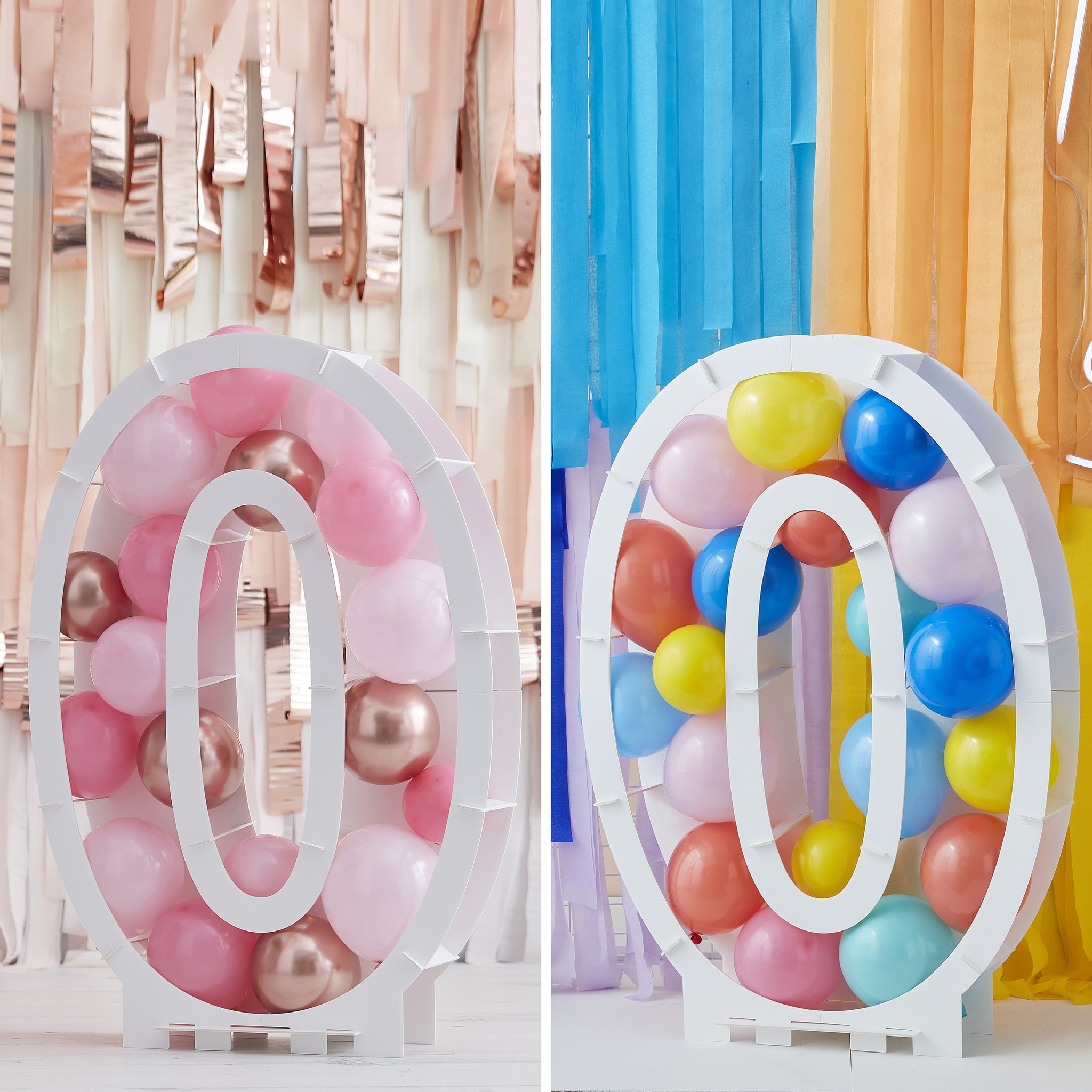 Ballon Mozaïek Kit Cijfer 0 afbeelding