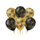 Classy Ballonnen 90 Jaar Zwart/Goud (6st)