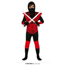 Ninja Kostuum Zane Kind Zwart/Rood