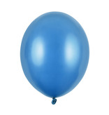 Metallic Ballonnen Caribbean Blauw (50st)