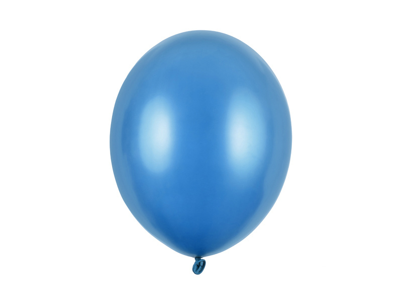 Metallic Ballonnen Caribbean Blauw (50st)