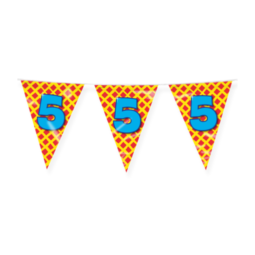 Happy Verjaardag Vlaggenlijn 5 Jaar (10m)