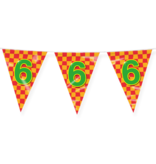 Happy Verjaardag Vlaggenlijn 6 Jaar (10m)
