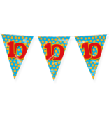 Happy Verjaardag Vlaggenlijn 10 Jaar (10m)