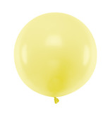 Grote Ballon 60 cm Pastel Licht Geel