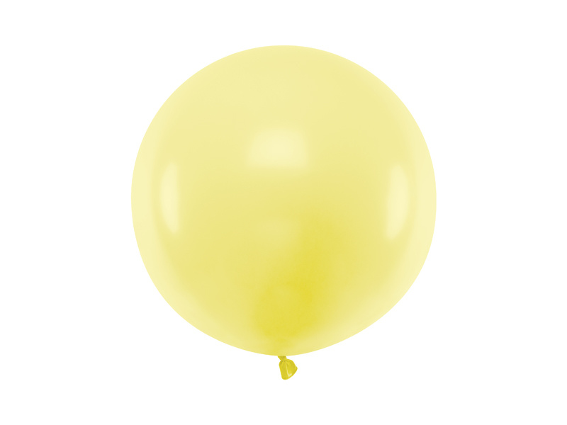 Grote Ballon 60 cm Pastel Licht Geel