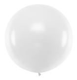 Mega Ballon Pastel Wit (100 cm)