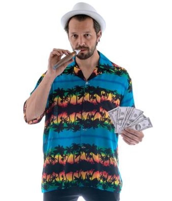 Party Blouse Hawaii Hue