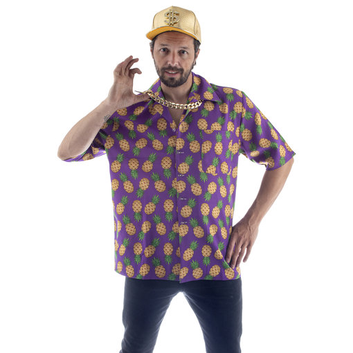 Party Blouse Ananas Purple