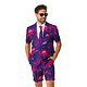 Summer Palm Retro Neon Navy kostuum Suitmeister